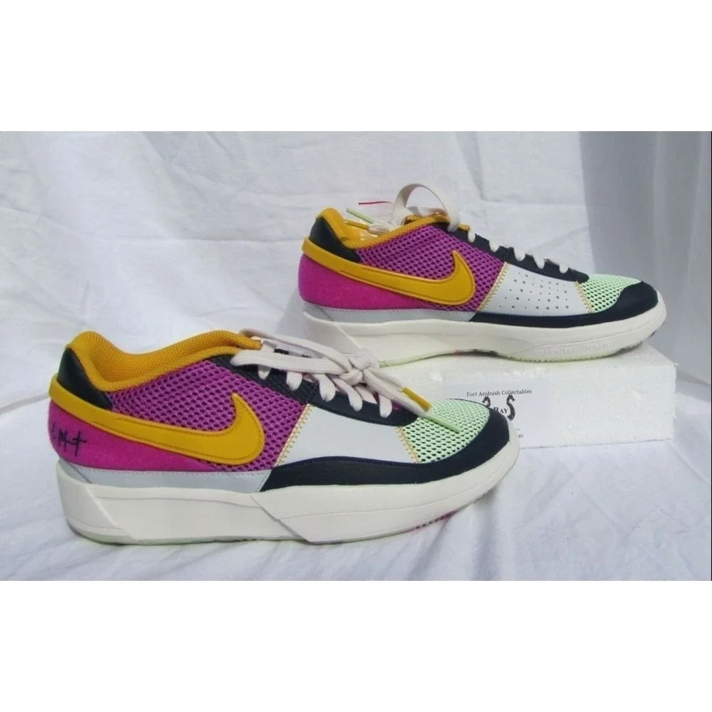 NIKE Basketball Shoes‎ Boys 7Y Multi-Color New Ja 1 Signature FN4977-100 Box